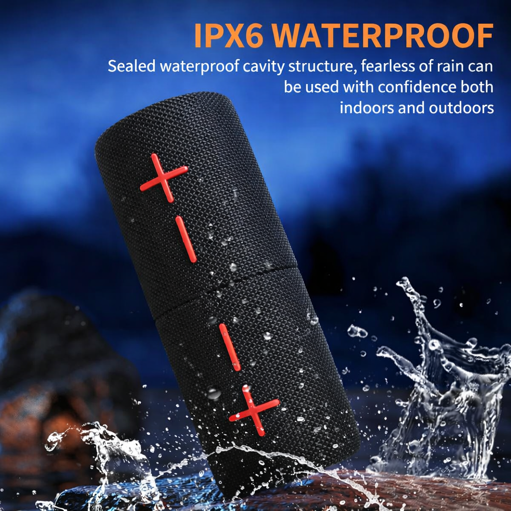 Magnetic Split Bluetooth Speaker with Deep Bass