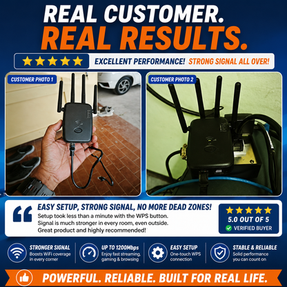 SignalBoost™ AC1200 WiFi Extender