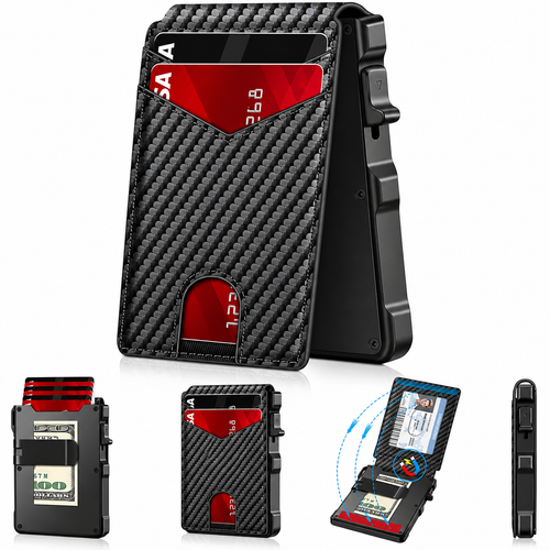 Cardora™ – Smart Pop-Up RFID Wallet