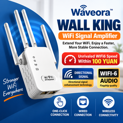 Waveora™ – Whole-Home WiFi Range Extender