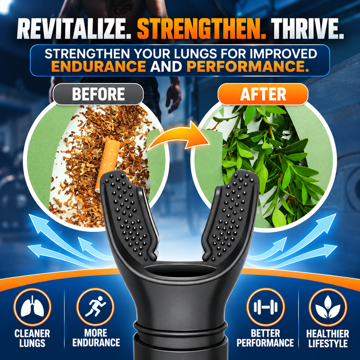 Breatheora™ Adjustable Breathing Trainer