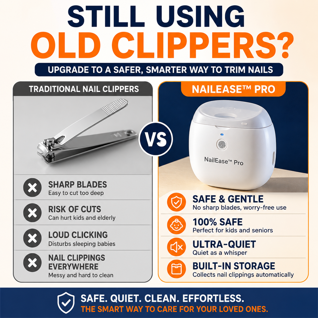 NailEase™ Pro – One-Touch Nail Trimming Device