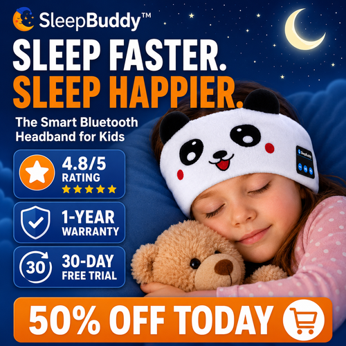 SleepBuddy™ Bluetooth Headband