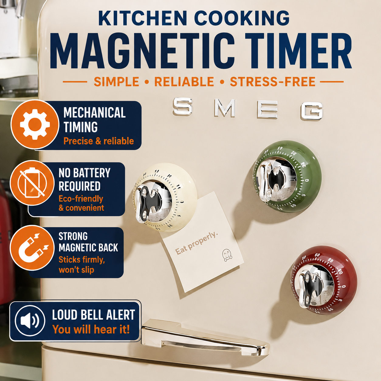 RetroTick™ Magnetic Timer