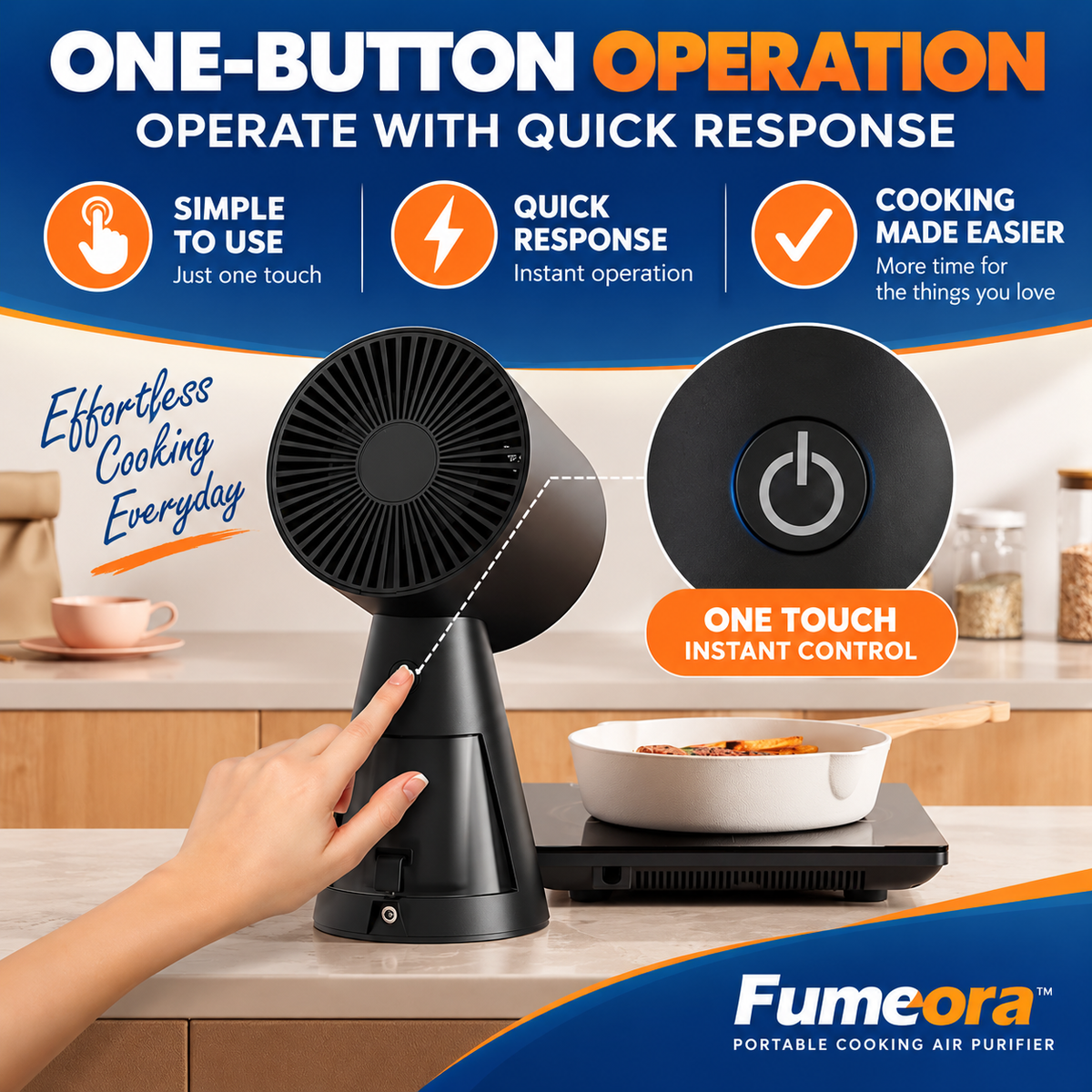 Fumeora™ – Portable Cooking Air Purifier
