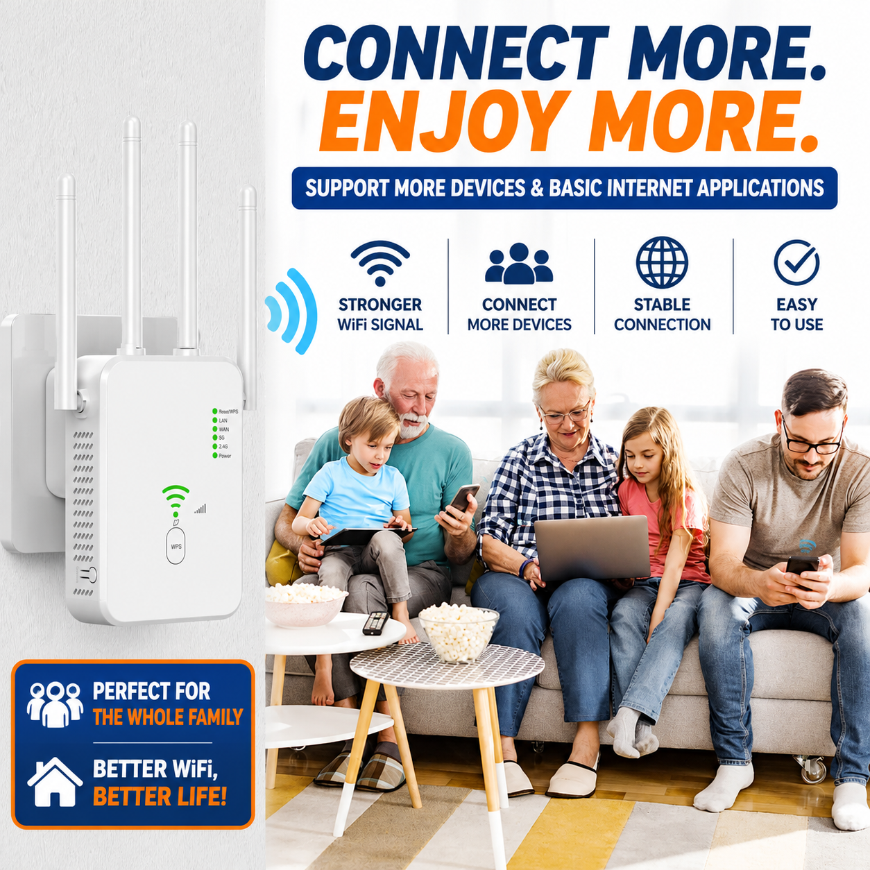 SignalBoost™ AC1200 WiFi Extender