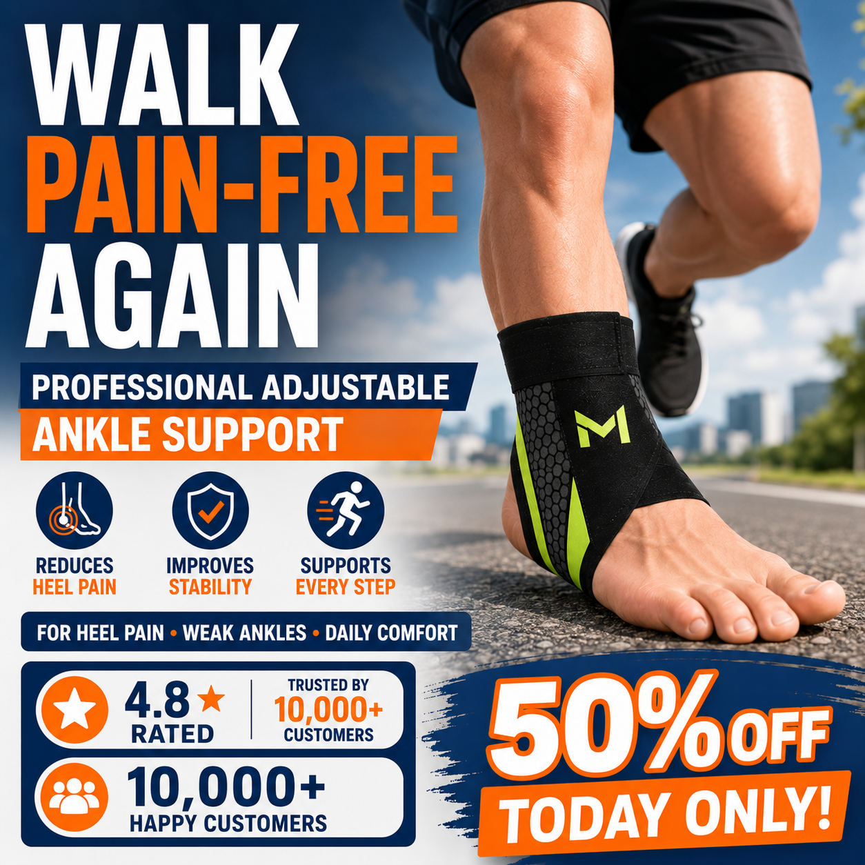 MotionLock™ Ankle Stabilizer | 1 Pair (2 Pieces)