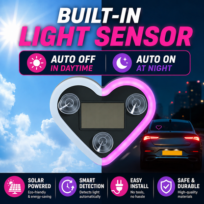 RomanticGlow™ – Solar Heart Light