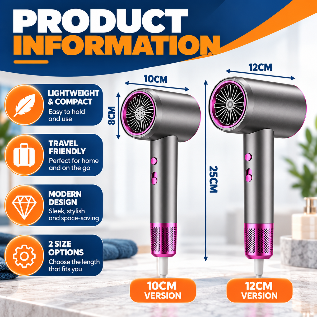 Velora™ – High-Speed Hair Dryer