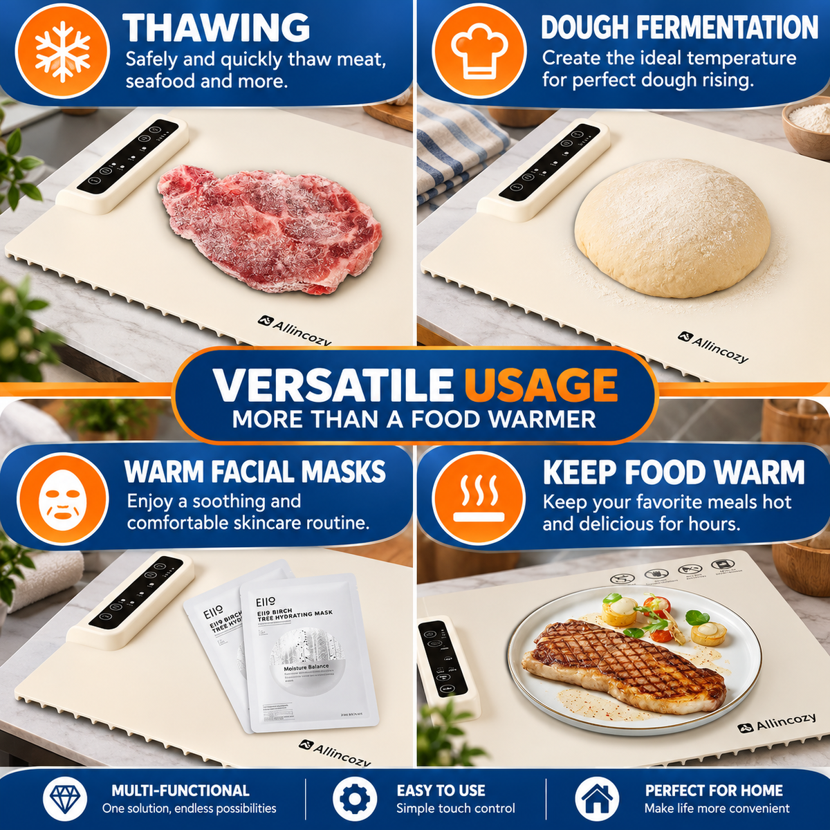 Warmora™ – Smart Roll-Up Food Warming System