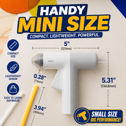 GlueNova™ Pro – Smart Cordless Glue Gun
