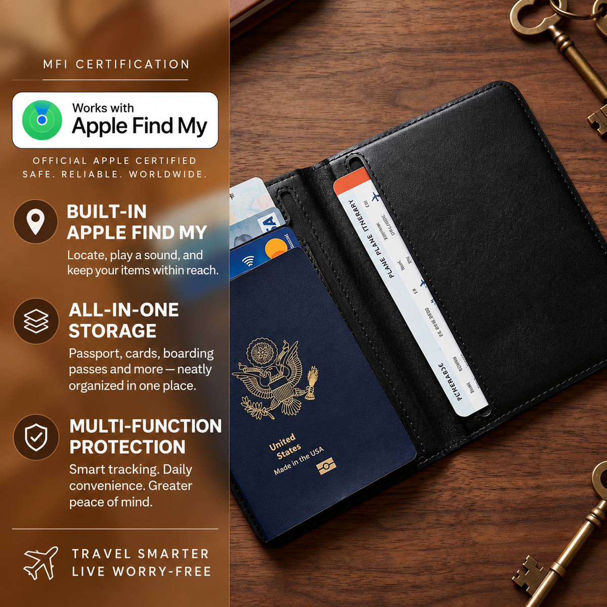 Passora™ – Smart Trackable Passport Holder