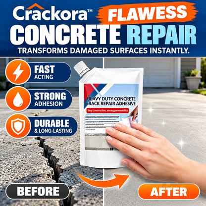 Crackora™ Self-Leveling Concrete Crack Repair Sealant