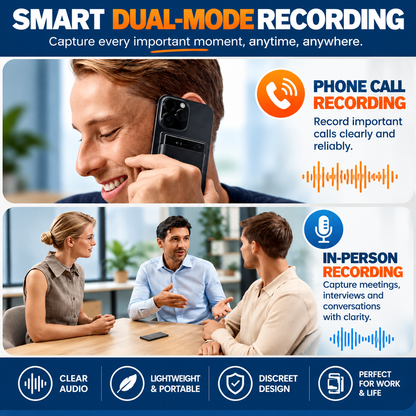 Noteora™ – Lifetime AI Voice Recorder