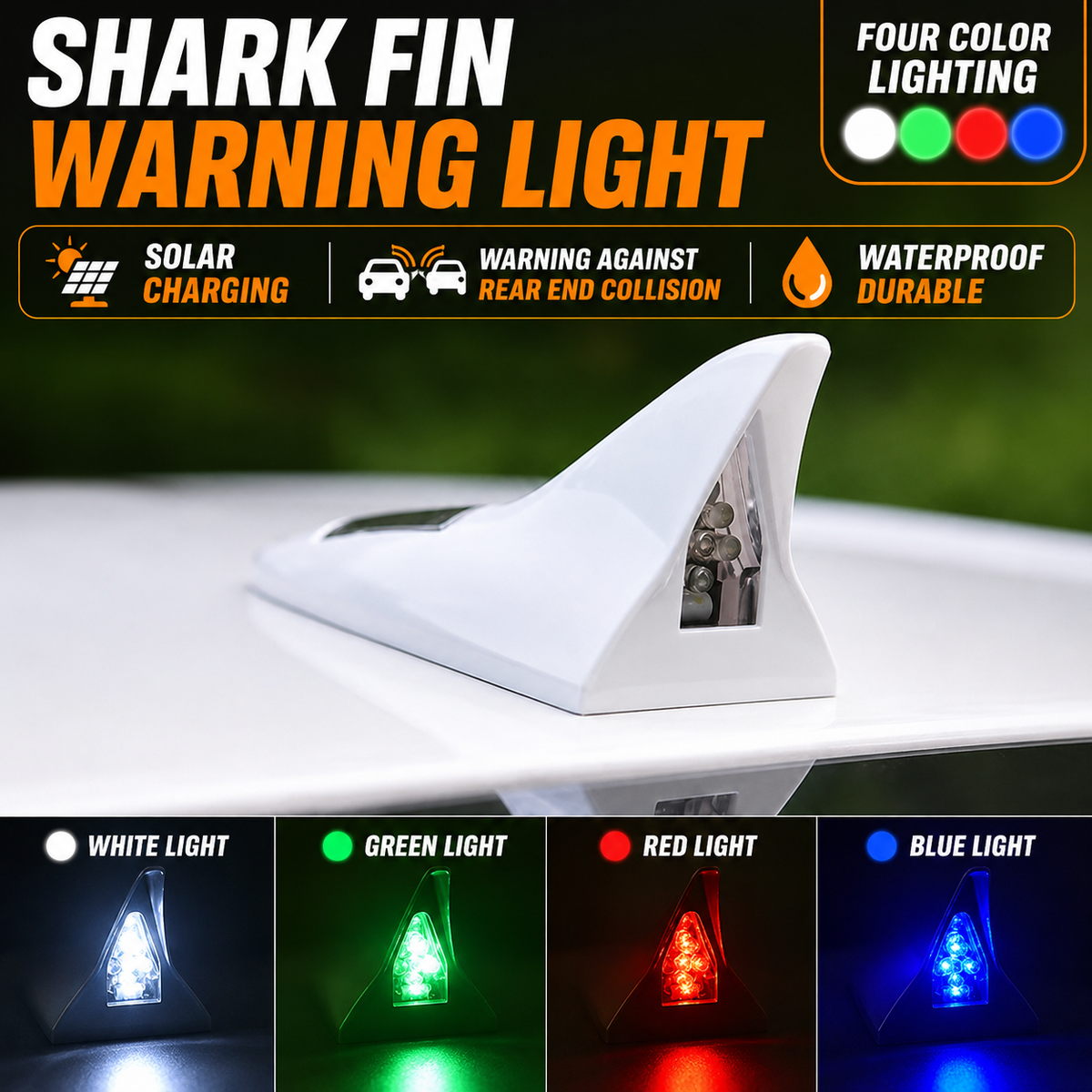 NightFin™ Smart Solar Warning Light
