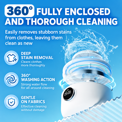 Washora™ – Cordless Mini Laundry System.