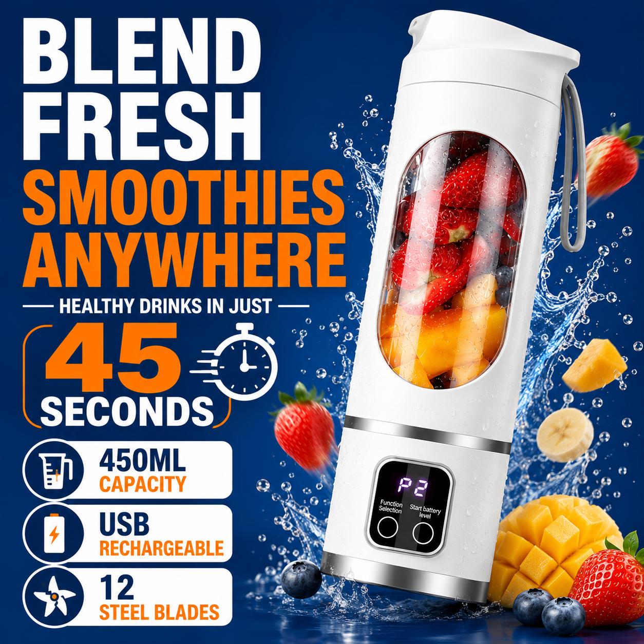 BlendGo™ Portable Smoothie Maker