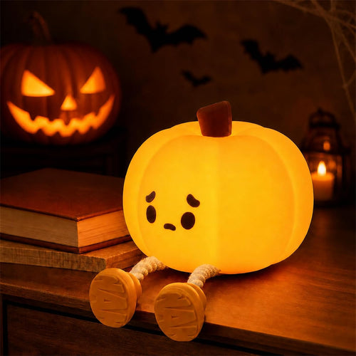 PumpkinGlow™ – Cozy Silicone Night Light