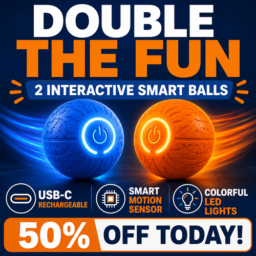 DuoPlay™ Interactive Smart Ball Set [Blue + Orange]