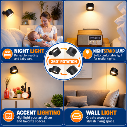 Lumiora™ Wireless Magnetic Wall Light