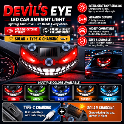 DevilGlow™ Solar LED Car Light