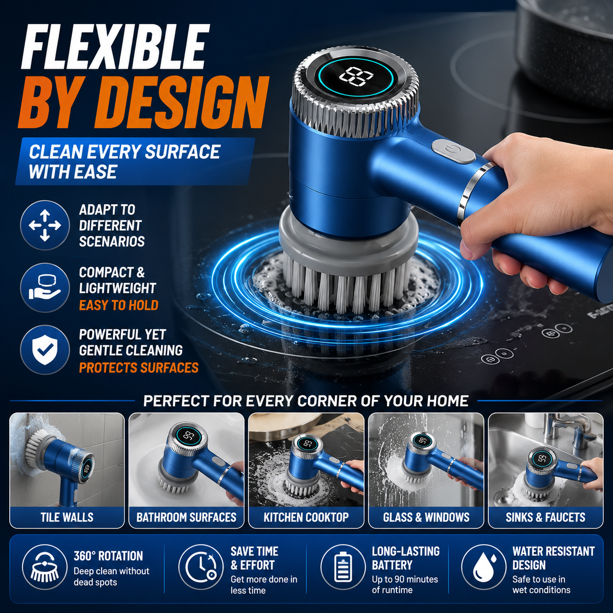 PowerClean™ Pro Scrubber