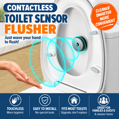 Flushora™ – Touchless Toilet Flush System