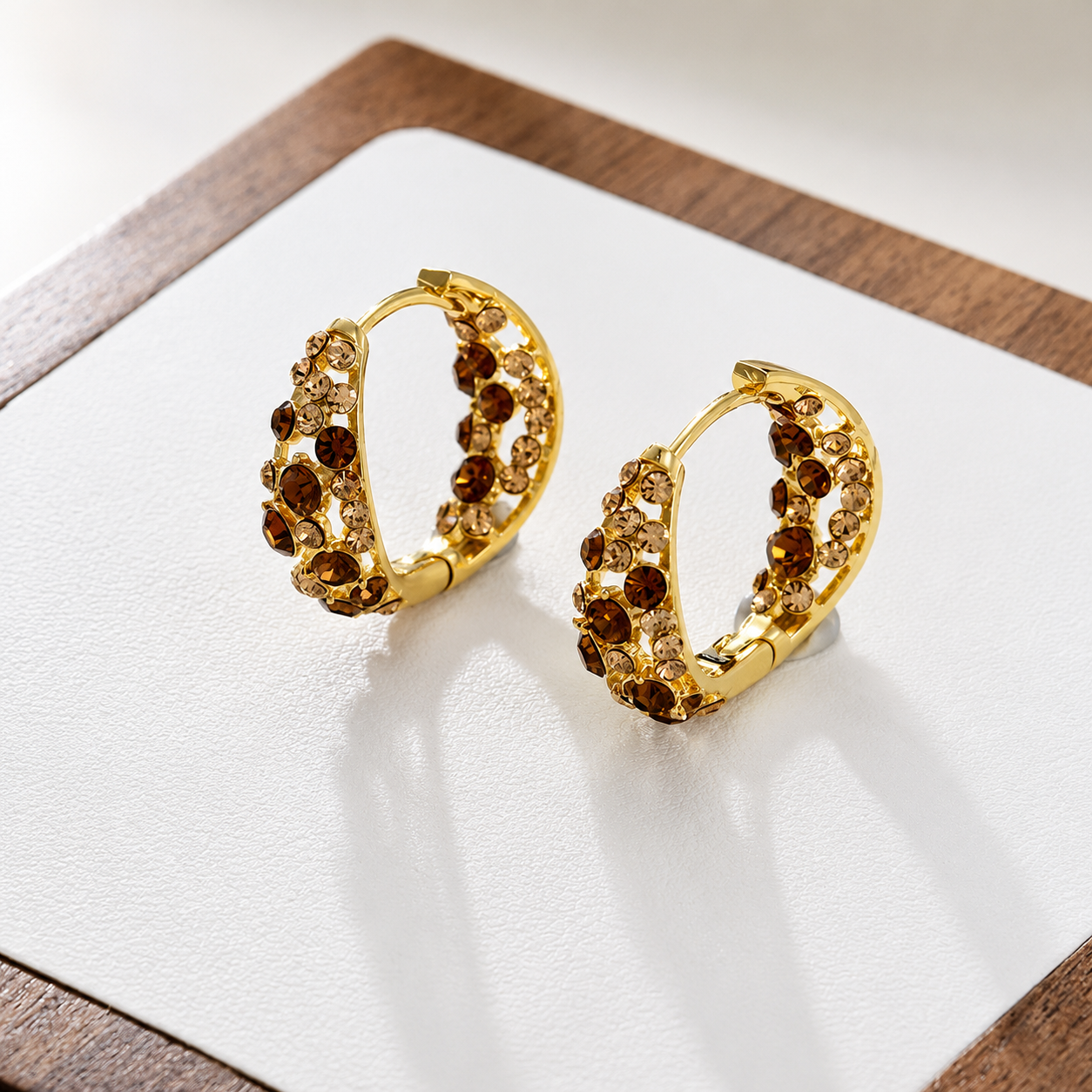 Améthyste™ Luxe Hoops (1 Pair)