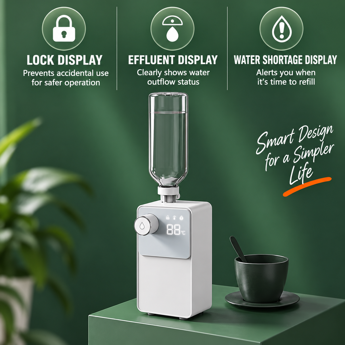 AquaHeat™ – Smart Instant Hot Water Dispenser