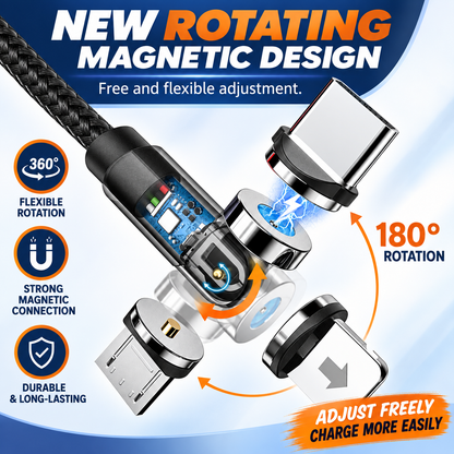 FlexCharge™ – 540° Magnetic Charging Cable