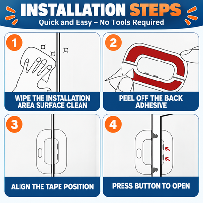 SafeLatch™ – No-Drill Child Safety Lock