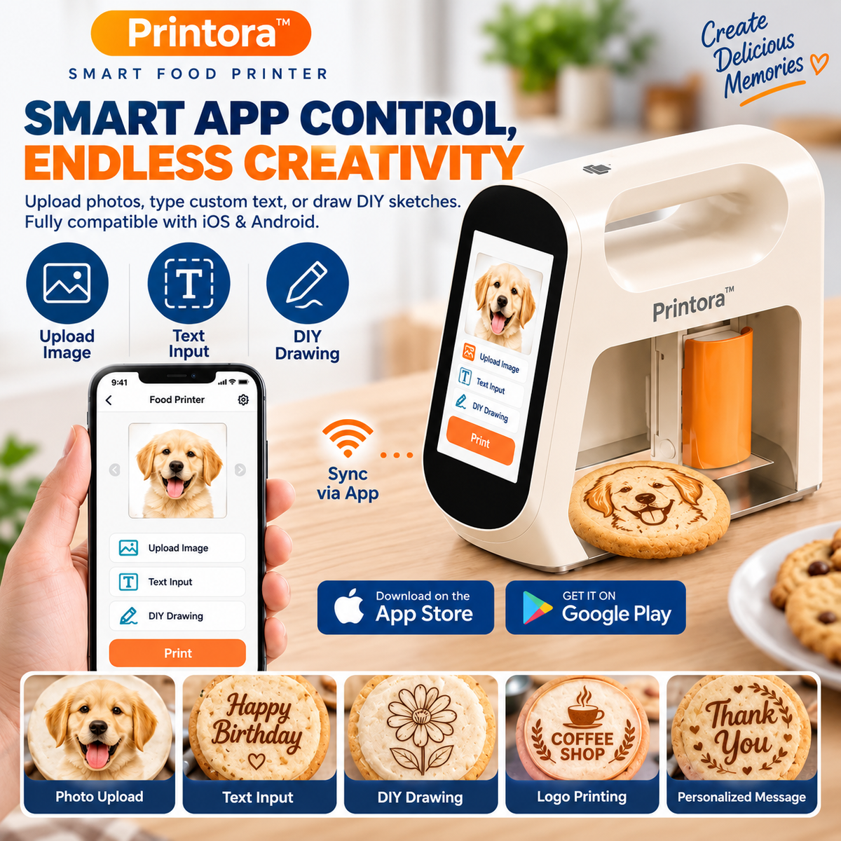 Printora™ – Smart Food Printer