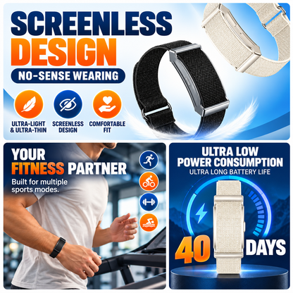 Vitala™ – Screenless Fitness & Wellness Tracker