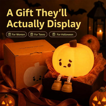 PumpkinGlow™ – Cozy Silicone Night Light