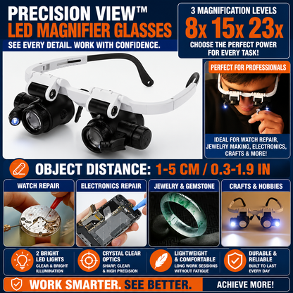 PrecisionView™ LED Magnifier