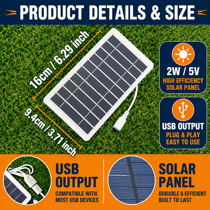 SunRescue™ Emergency Solar Charger