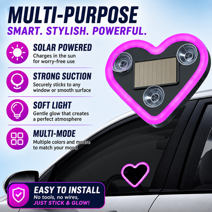 RomanticGlow™ – Solar Heart Light