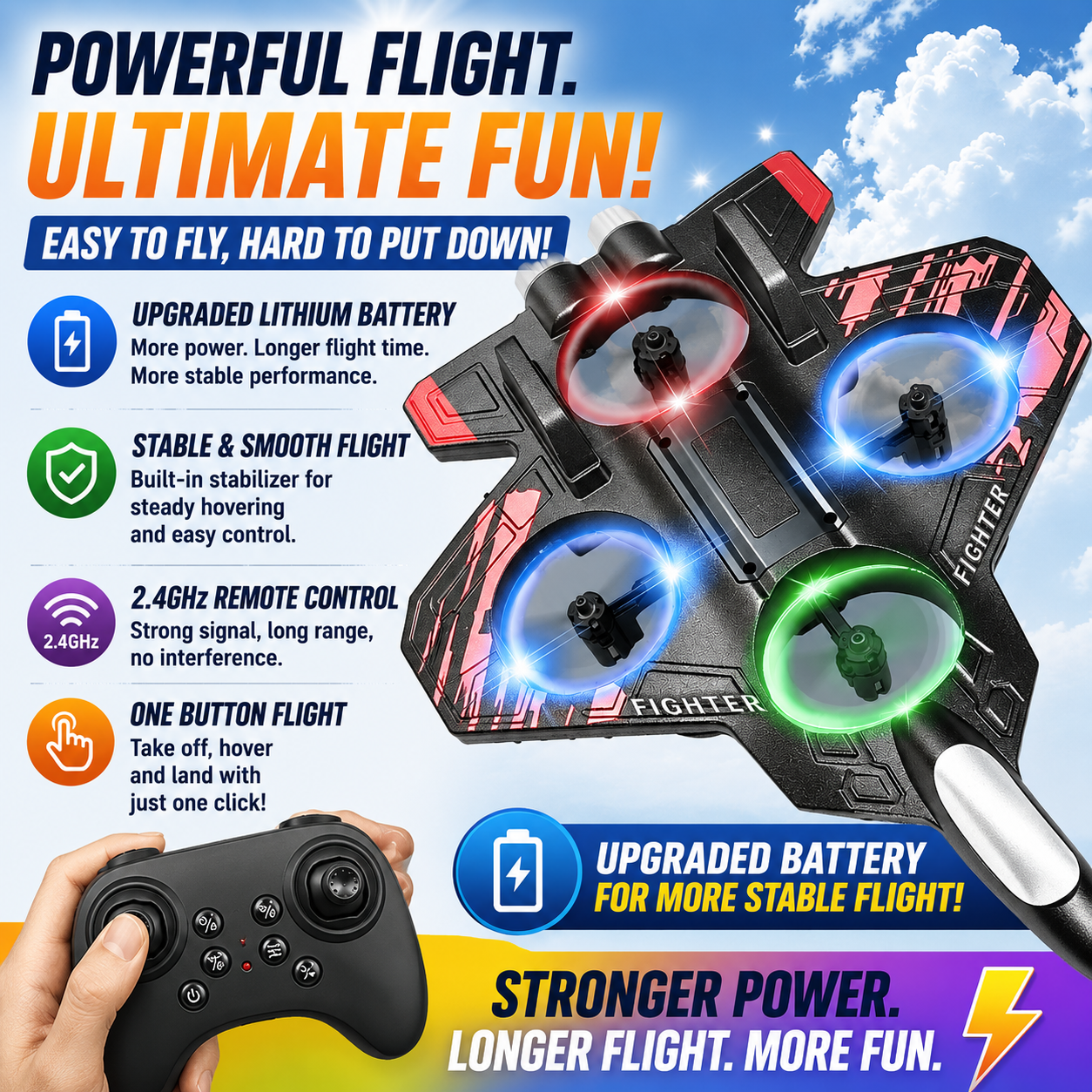 SkyStrike™ Gravity Hover Jet