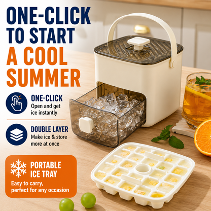 FrostVault™ One-Press Ice Maker
