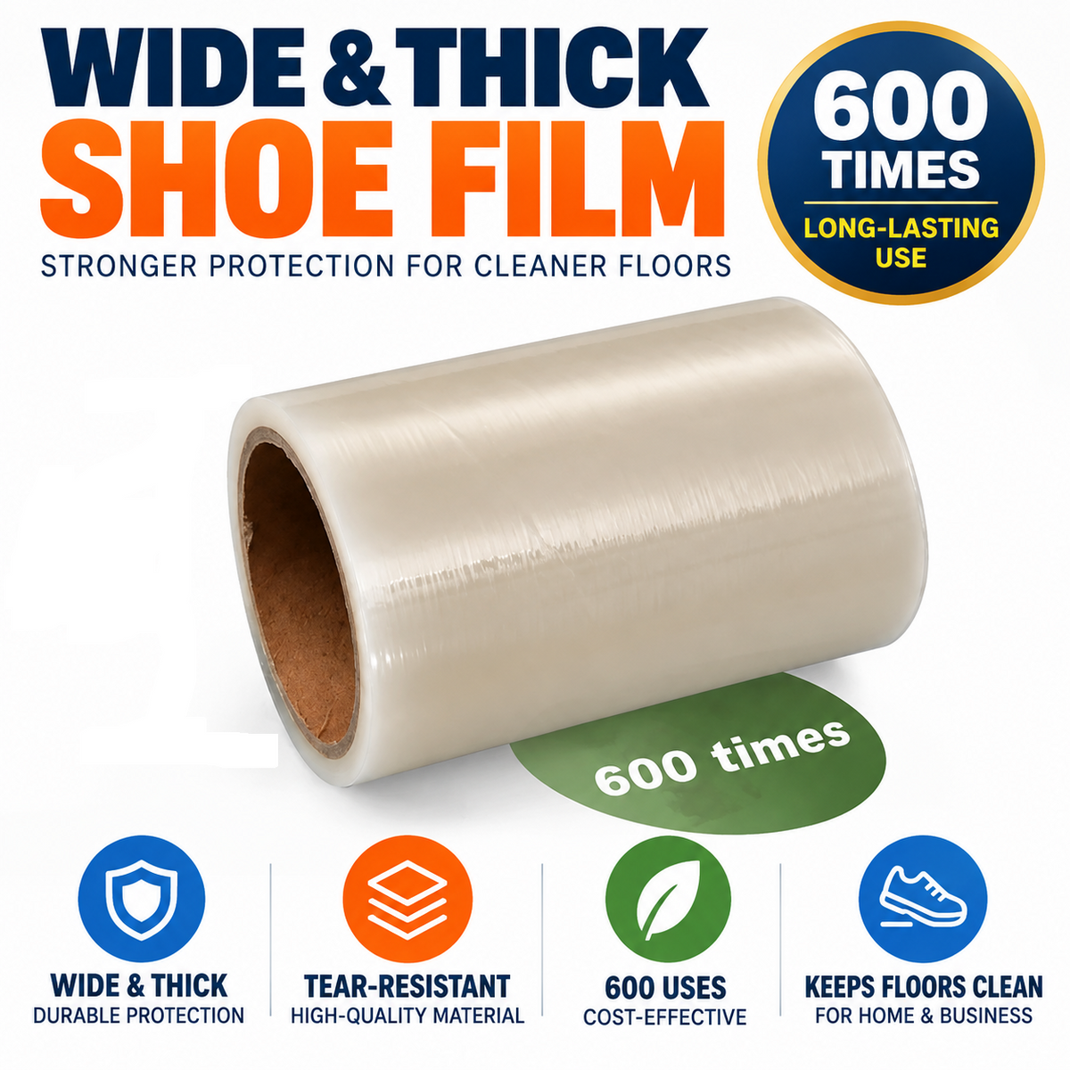 SoleGuard™ – Automatic Shoe Film Dispenser.