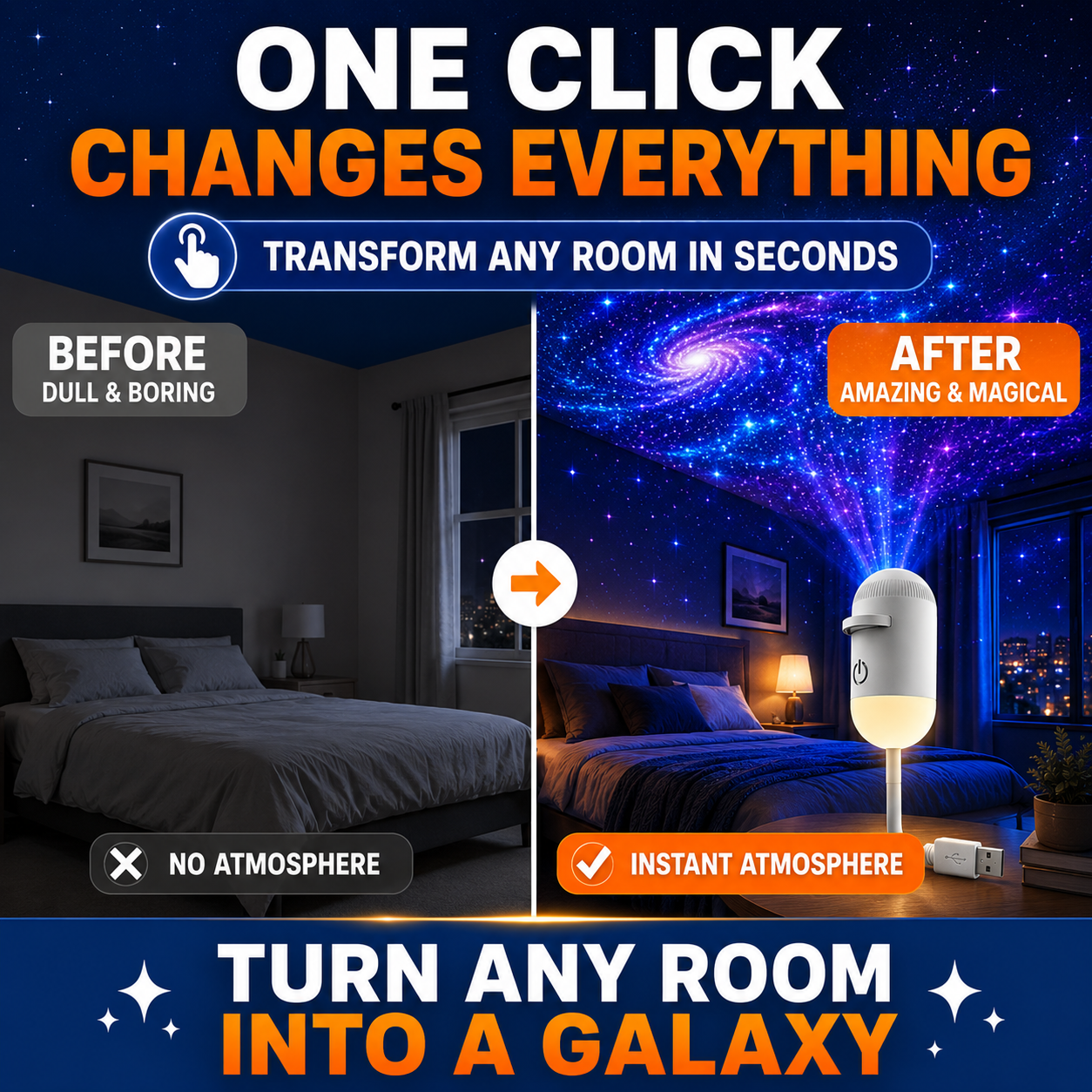 GalaxyGlow™ 12-in-1 Star Projector