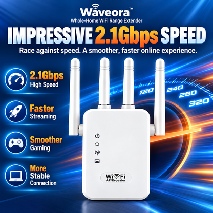 Waveora™ – Whole-Home WiFi Range Extender