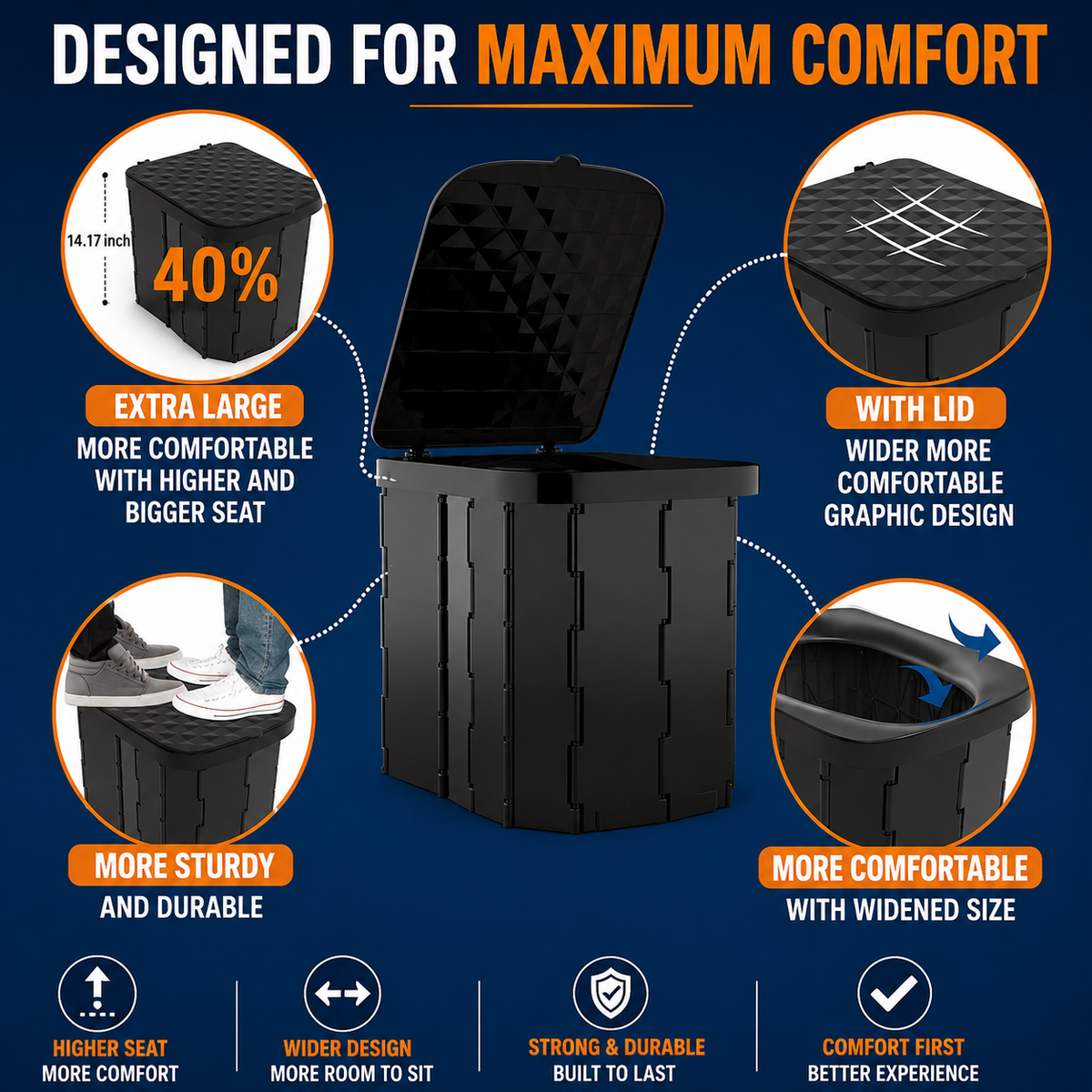 RoadRelief™ – Emergency Portable Toilet