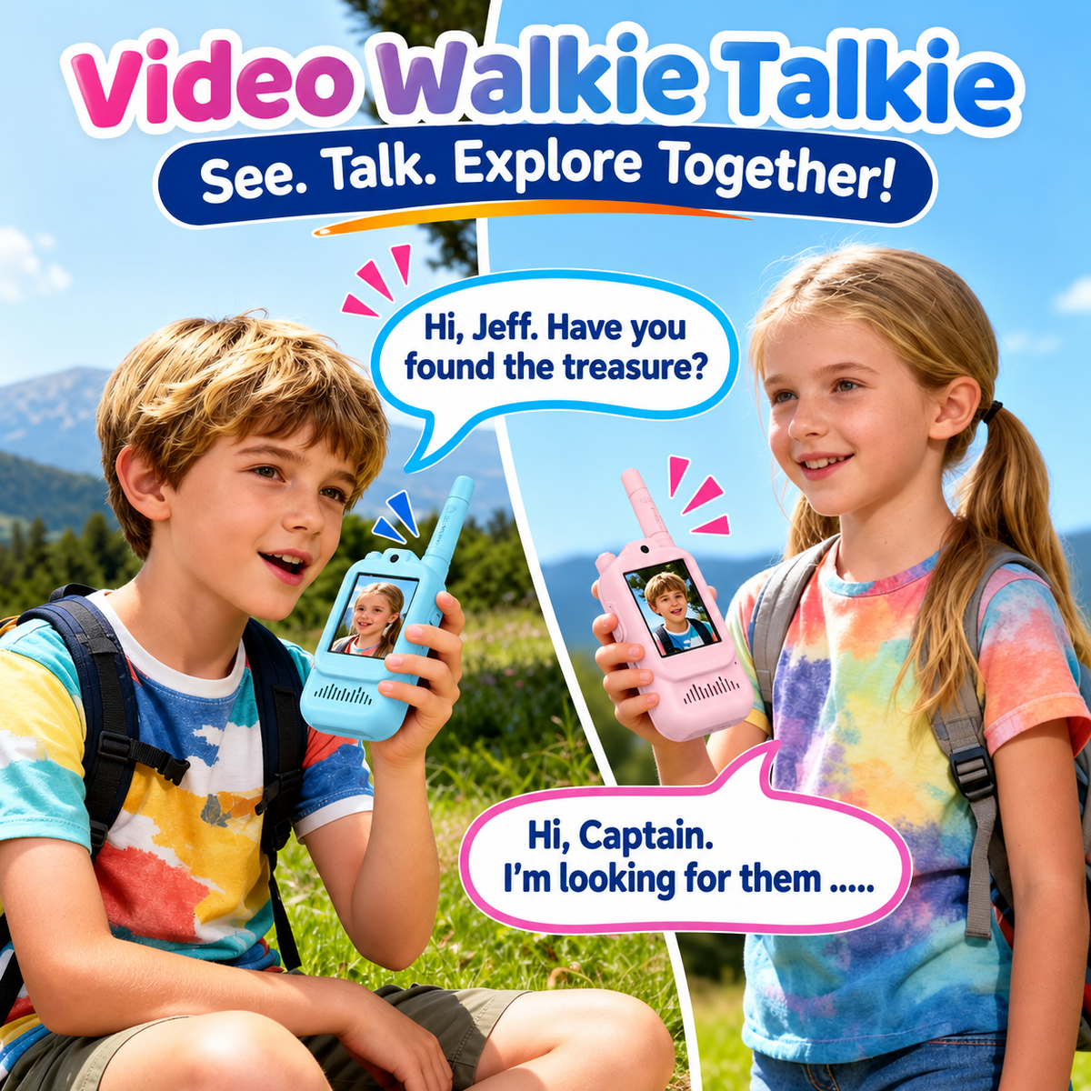 KidConnect™ – Video Walkie Talkie Set