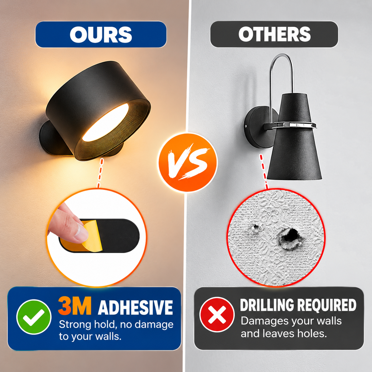 Lumiora™ Wireless Magnetic Wall Light