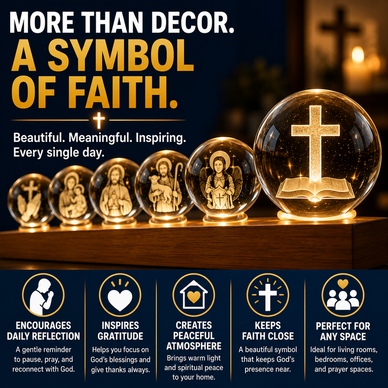 FaithGlow™ Crystal Collection – A Daily Reminder of God's Presence