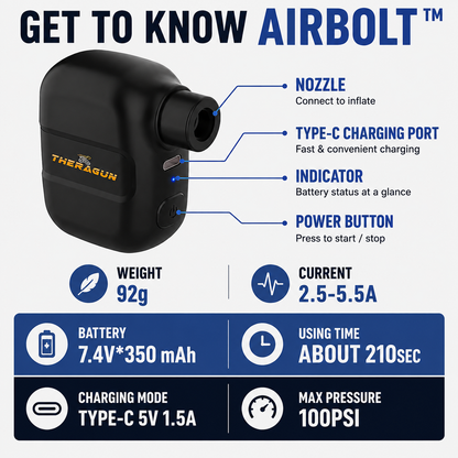 AirBolt™ Pocket Electric Bike Inflator