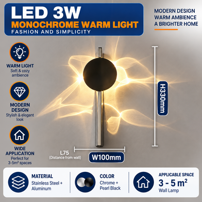 LumiWave™ – Artistic Wall Light