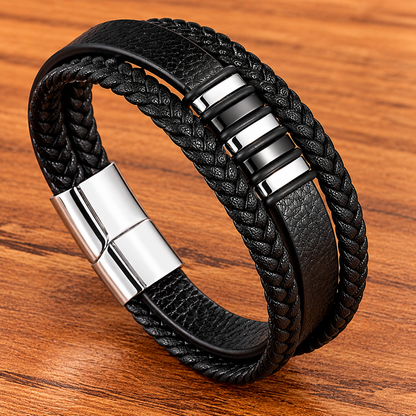 Braivor™ – Multi-Layer Braided Men's Bracelet