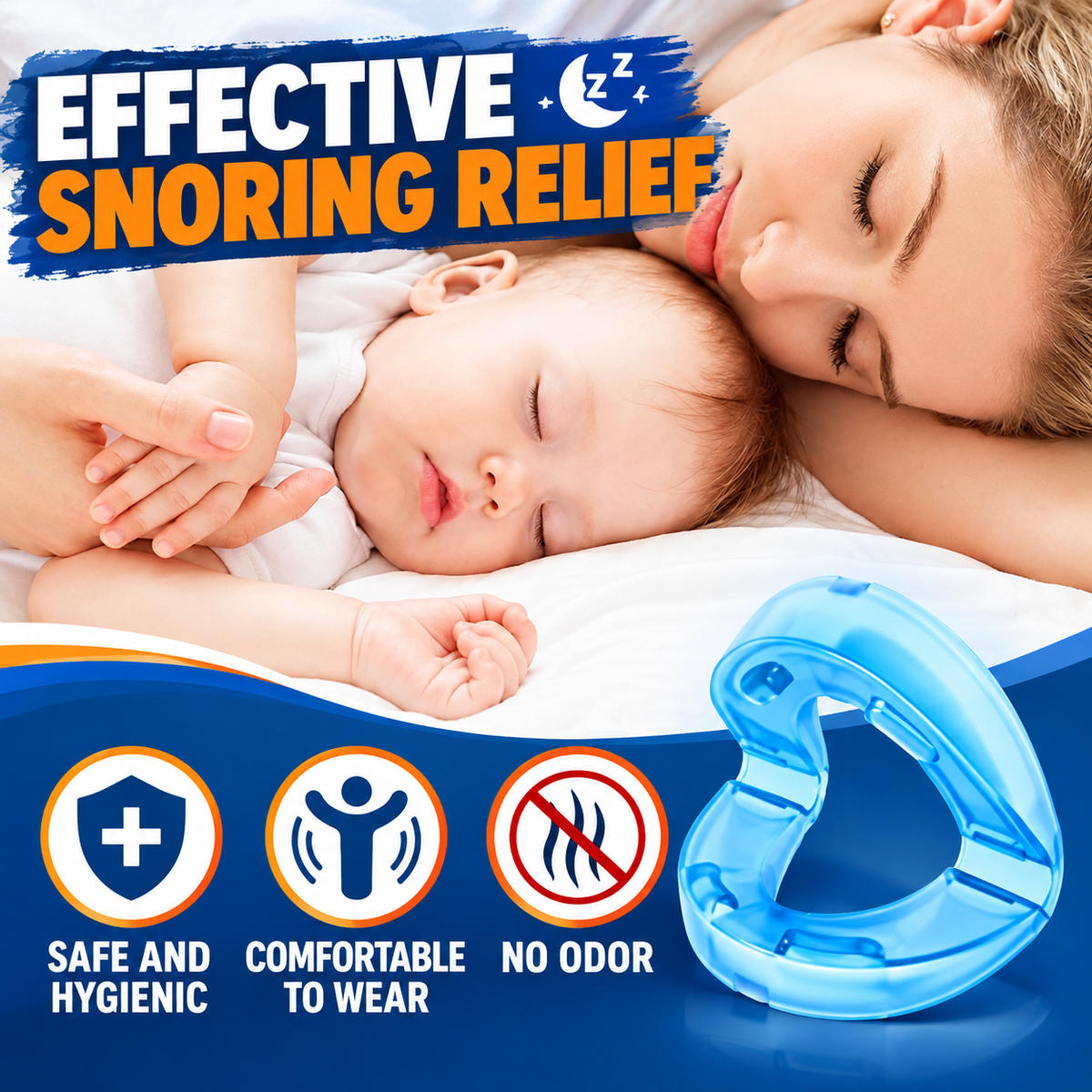 TODAY ONLY: BUY 1, GET 1 FREE! 🎉 Snoreva™ – Anti-Snoring Mouthpiece